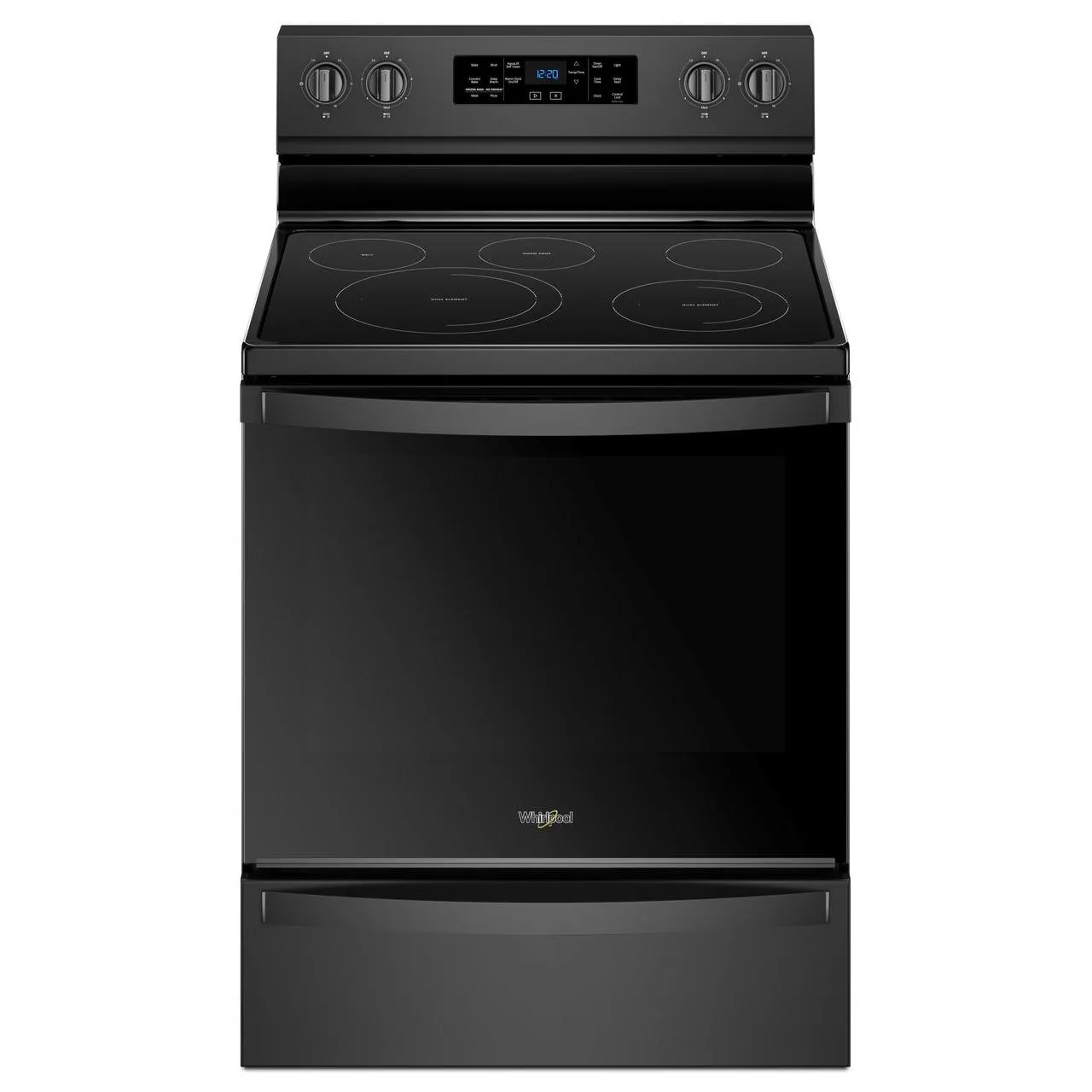 Whirlpool 30-inch Freestanding Electric Range with Frozen Bake™ Technology YWFE775H0HB