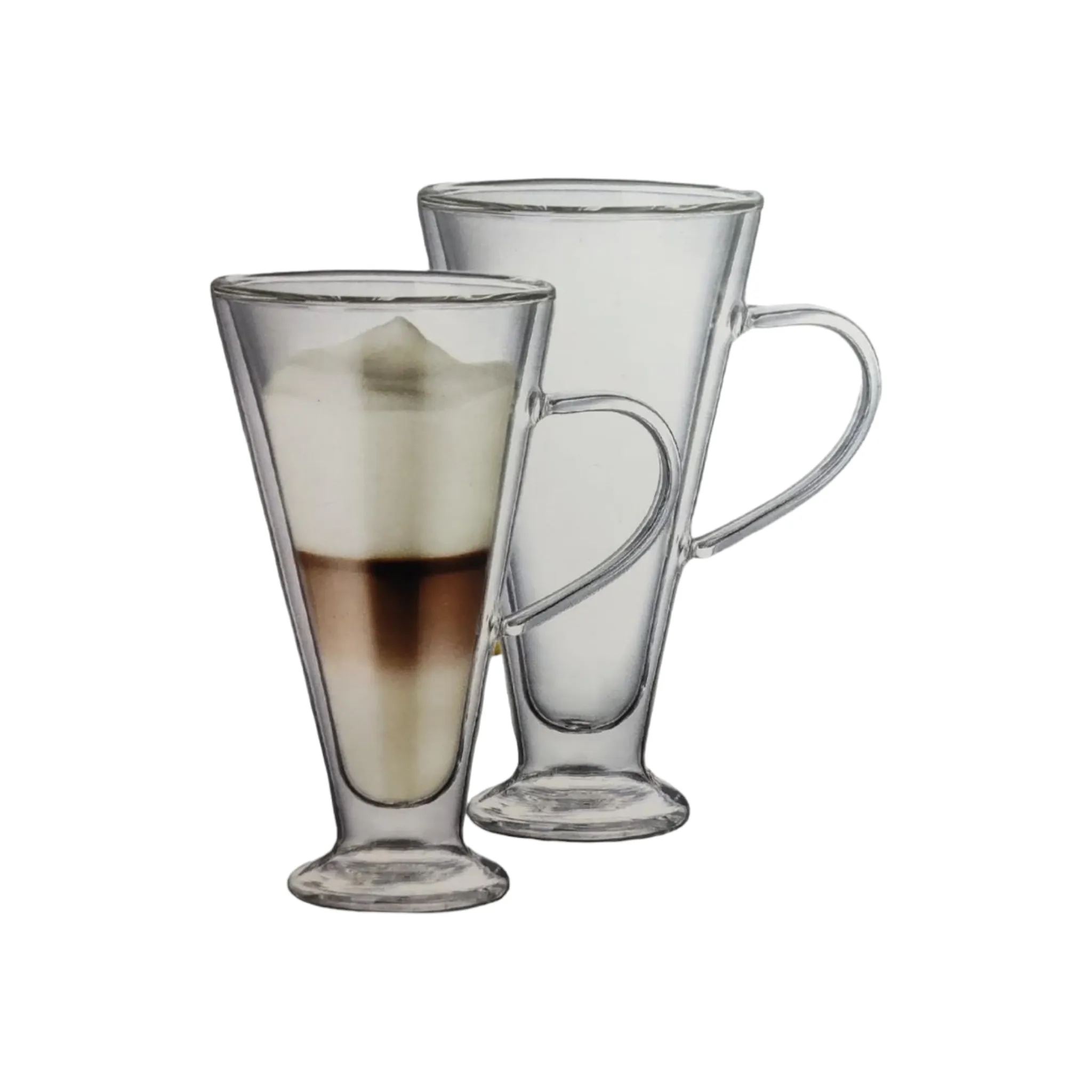 Winox Borosilicate Double Wall Café Latte Mug 230ml 2pc GL2705