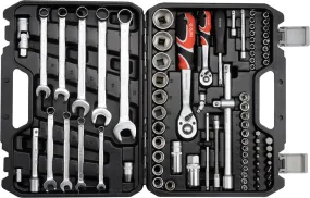 Wrench Set Yato 82Pcs 1/2"/1/4" 12691