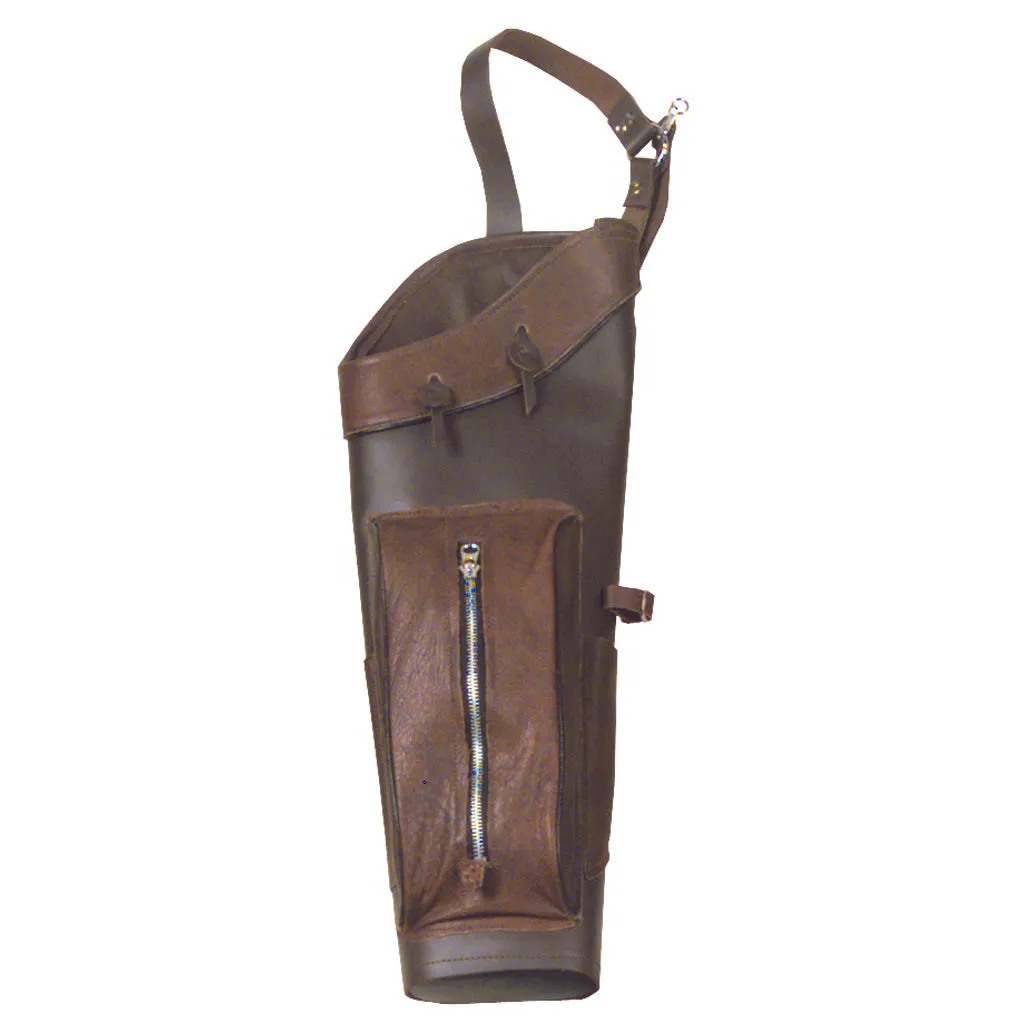 Wyandotte Brown Leather Back Quiver Rh-lh