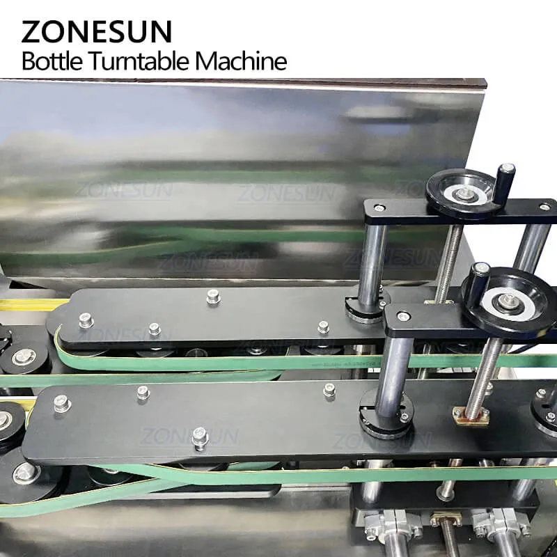 ZONESUN ZS-LP250 Full Automatic Square Round Rotary Plastic Irregular Bottle Sorter Unscrambler Turntable Machine