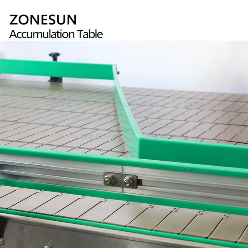 ZS-CB190 Automatic Round Plastic Bottle Unscrambler Glass Bottle Accumulation Table Conveyor Sorting Turntable Feeding Machine